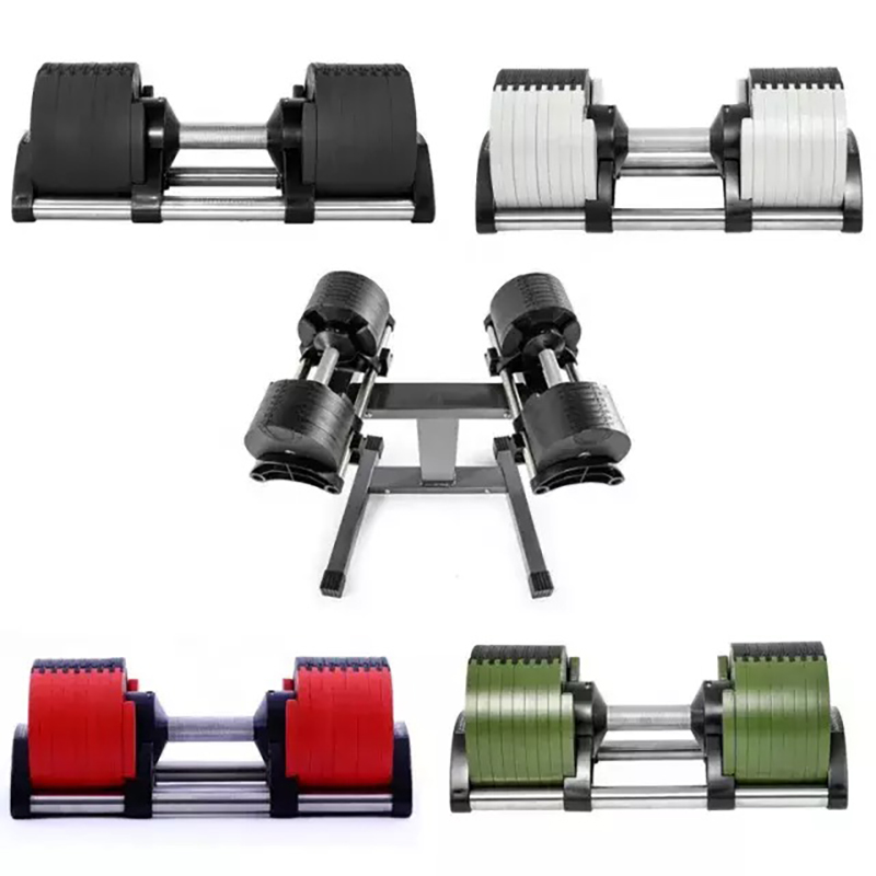 Adjustable Dumbbell Pair 40Kg - أوزان حرة قابلة للتعديل 40 كجم،