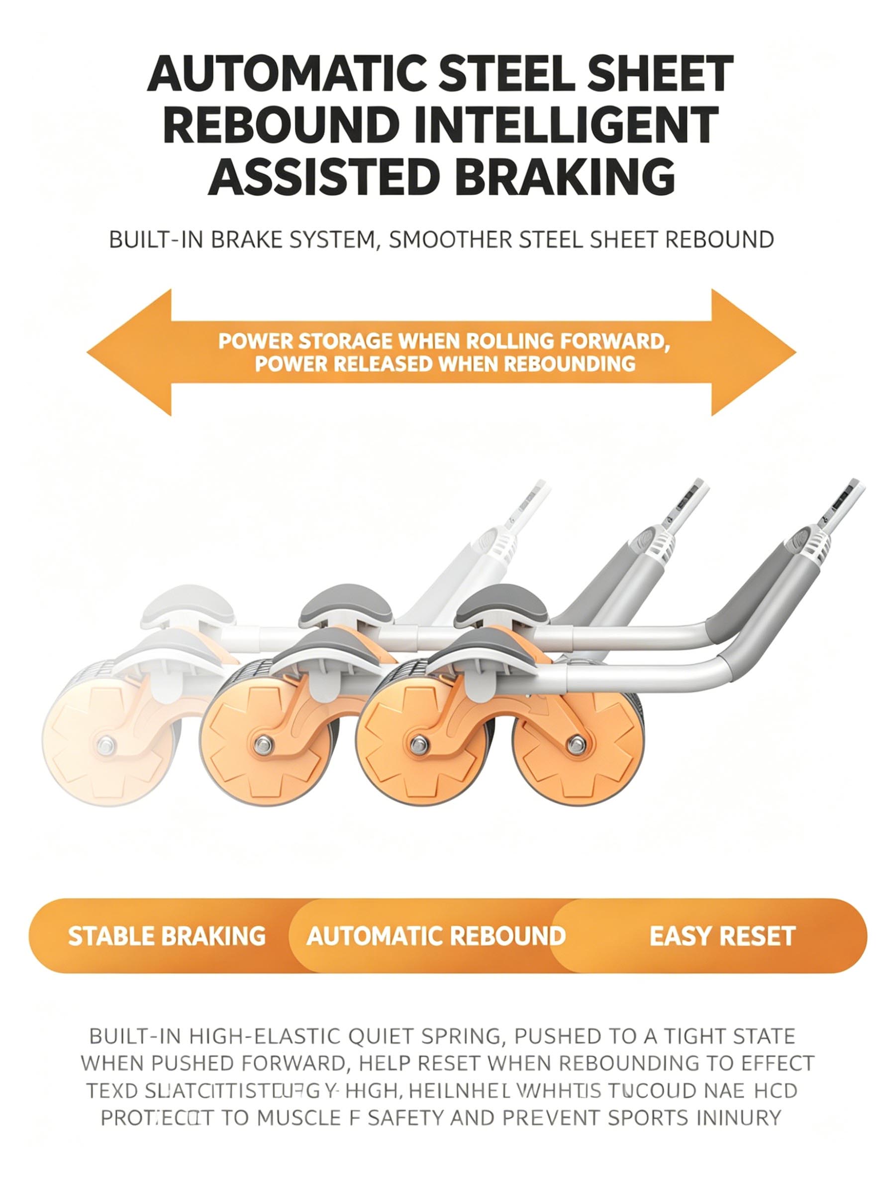 عجلة تمارين البطن مع دعم للكوع - مراجعة Ab Roller Wheel With Elbow Support وسعره