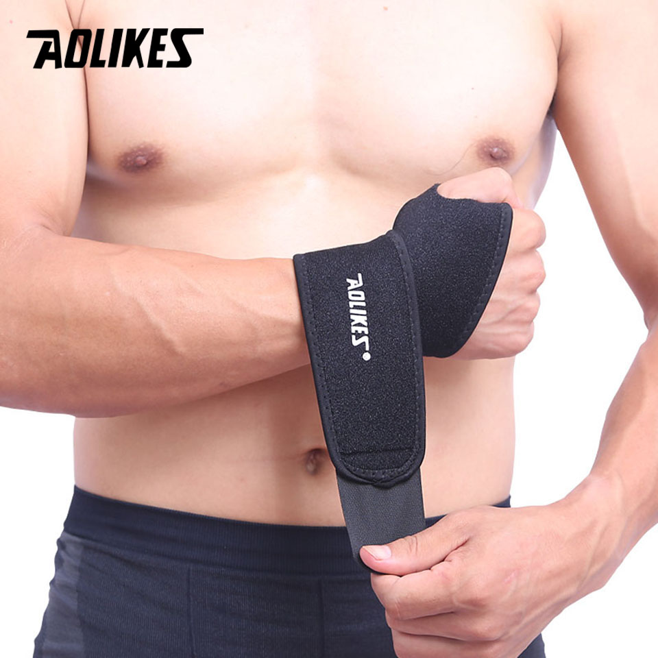 AOLIKES 1 قطعة المعصم هدفين دع - مراجعة Wrist Wraps Weightlifting Support وسعره