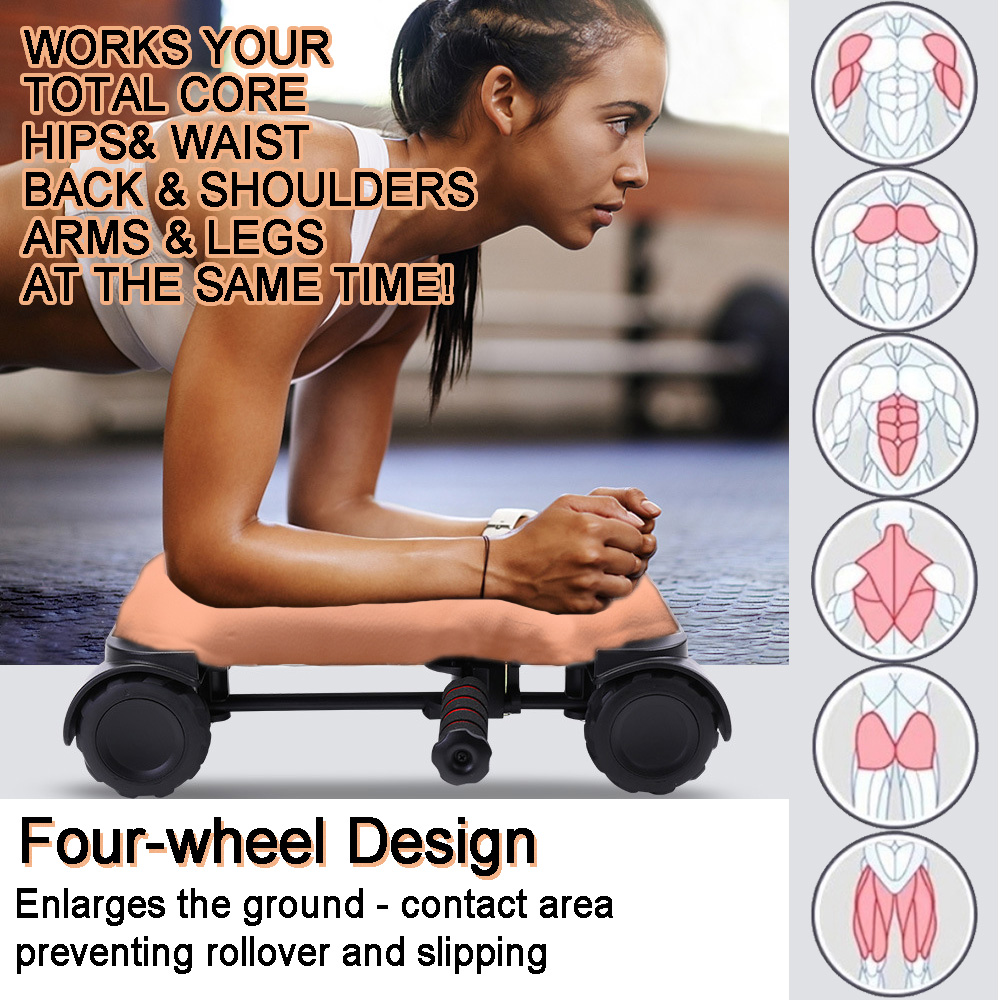 جهاز تمارين عضلات البطن، مدلك  - مراجعة Ab Roller Wheel With Elbow Support وسعره
