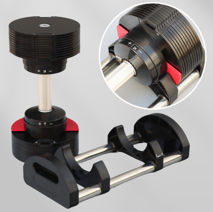 مجموعة دمبل قابلة للتعديل من ا - مراجعة Adjustable Dumbbell Pair 40Kg وسعره